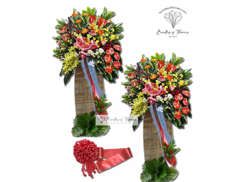 inaugural flower delivery philippines Ribbon Cutting Flowers 09